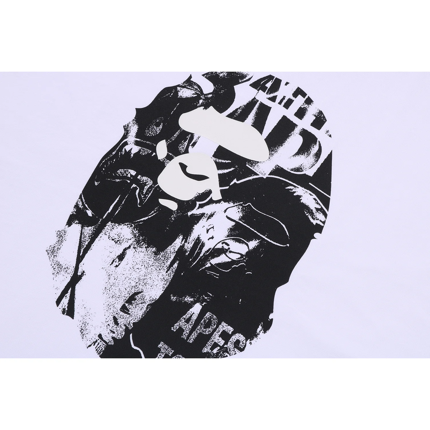 PHOTO PRINT APE HEAD RELAXED FIT TEE MENS