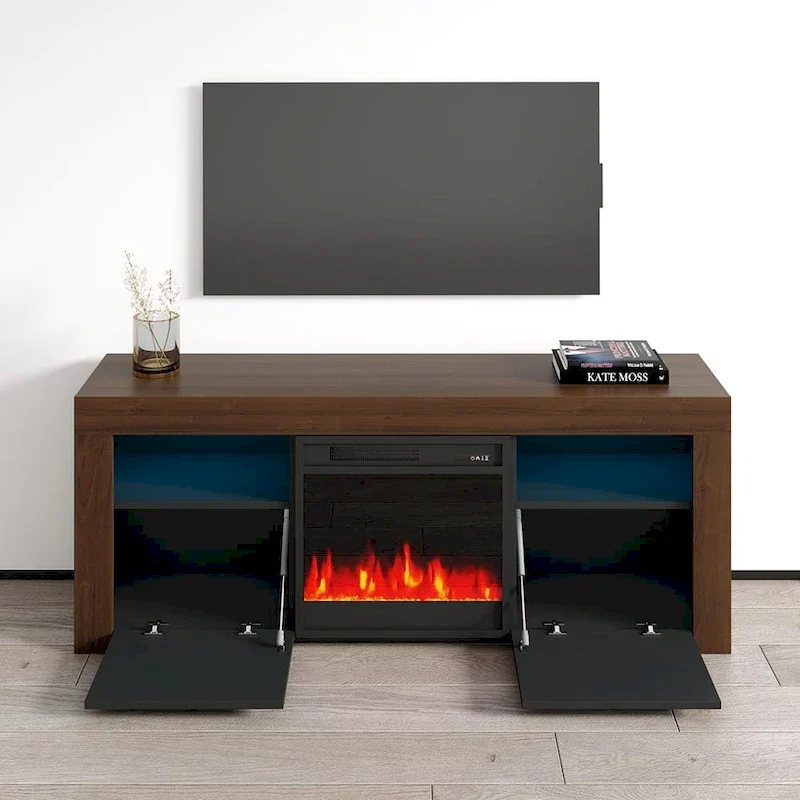 58-inch Electric Fireplace TV Console