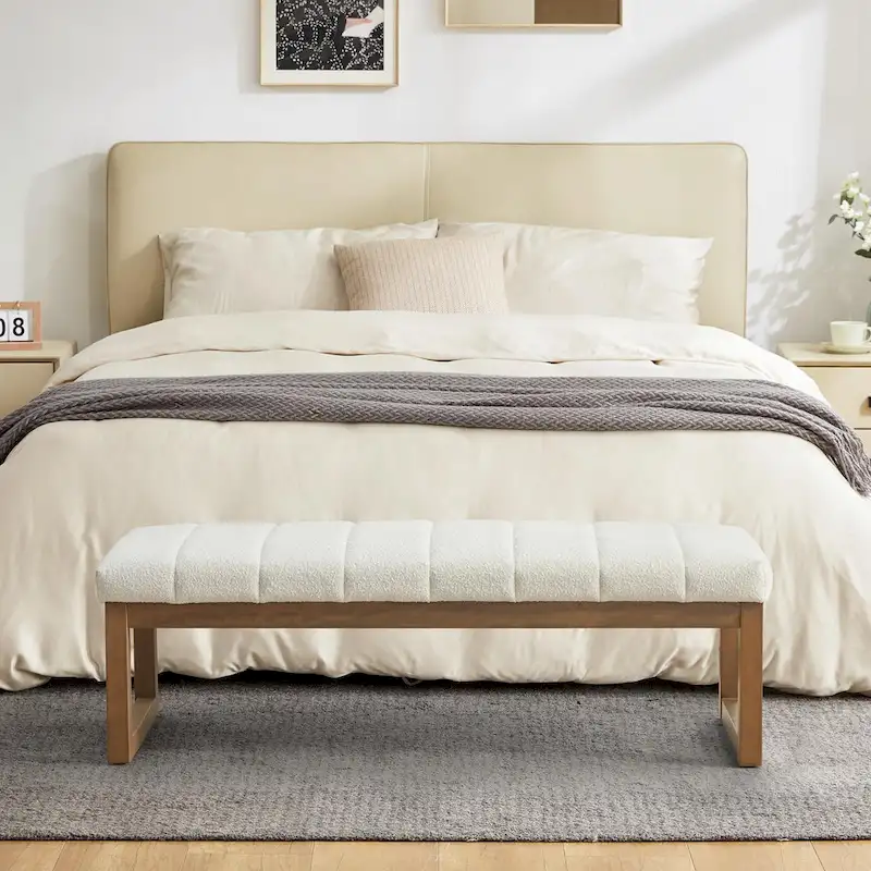 45  Entryway Upholstered Bench Shoe Rack Bench