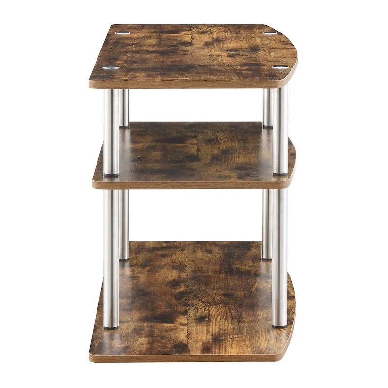 Convenience Concepts Designs2Go No Tools 3 Tier TV Stand