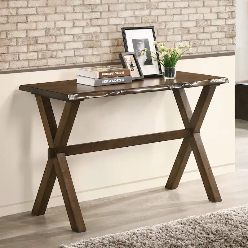 Mav Transitional Walnut 47-inch Solid Wood Sofa Table