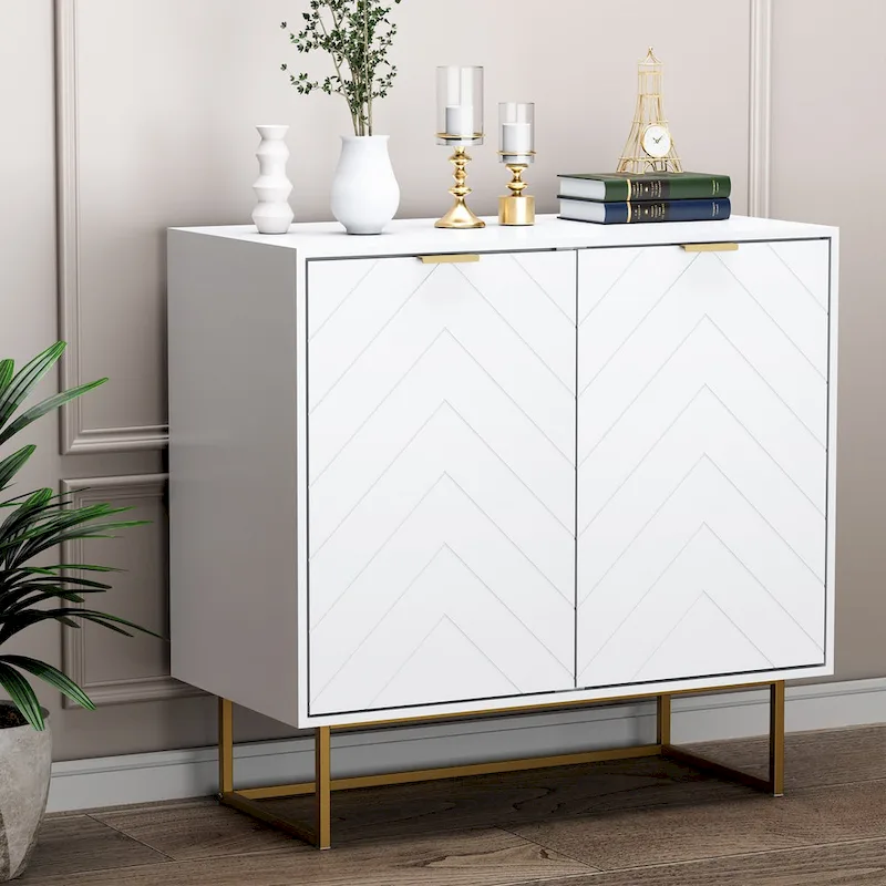 Sideboard Buffet Cabinet with Adjustable Shelf