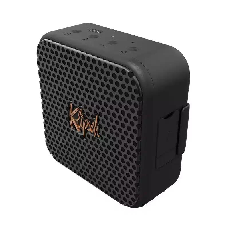 Klipsch Austin Portable Bluetooth Speaker - Black: Waterproof IP67, Rechargeable Battery