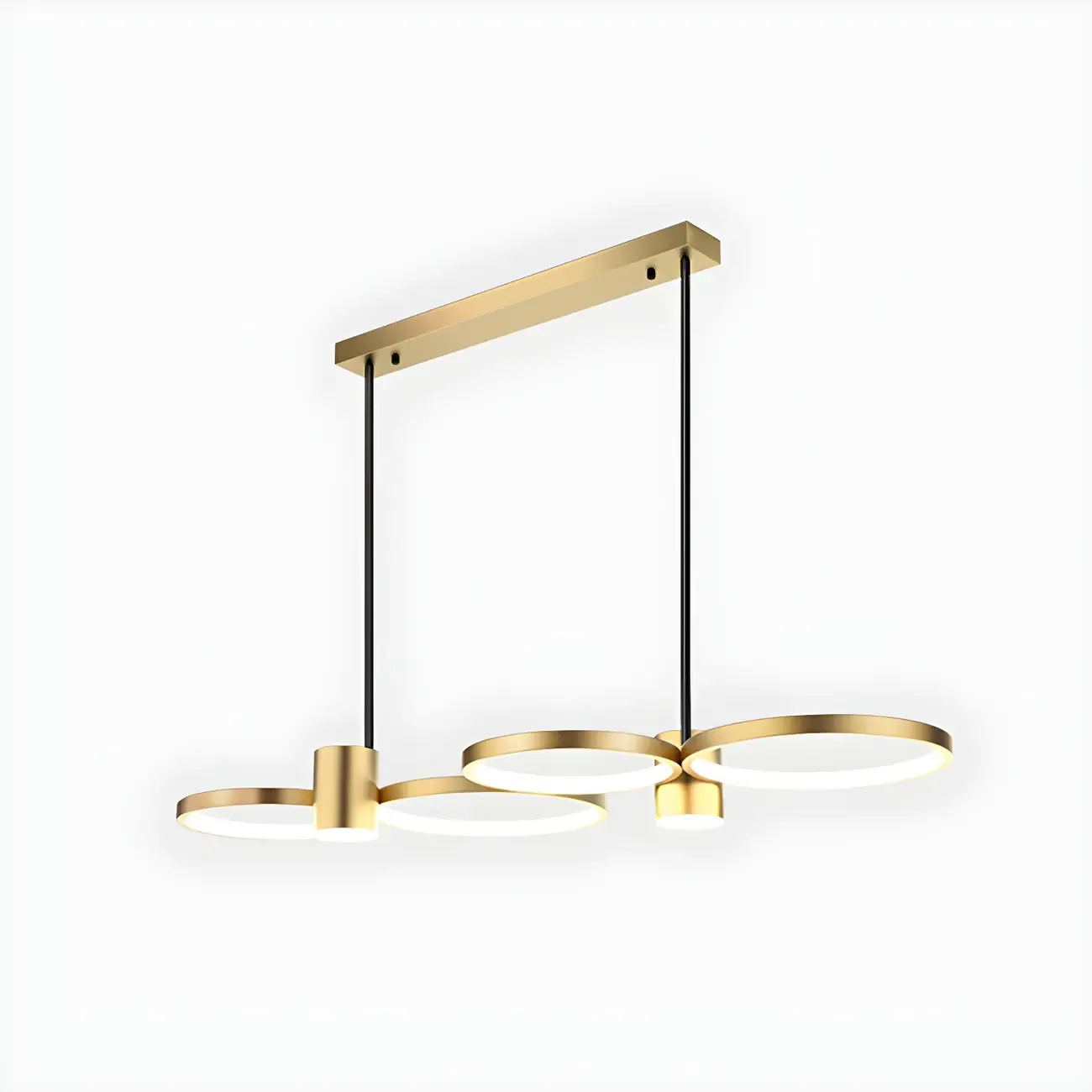 Modern Black Ring Dimming Pendant Light