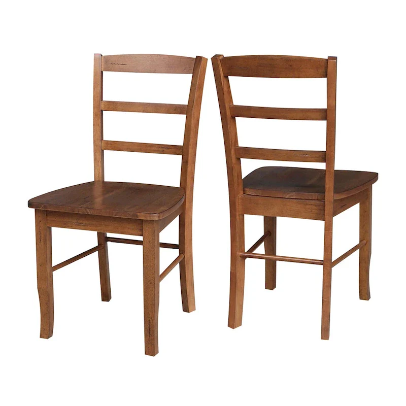 Solid Wood Ladderback Dining Chairs