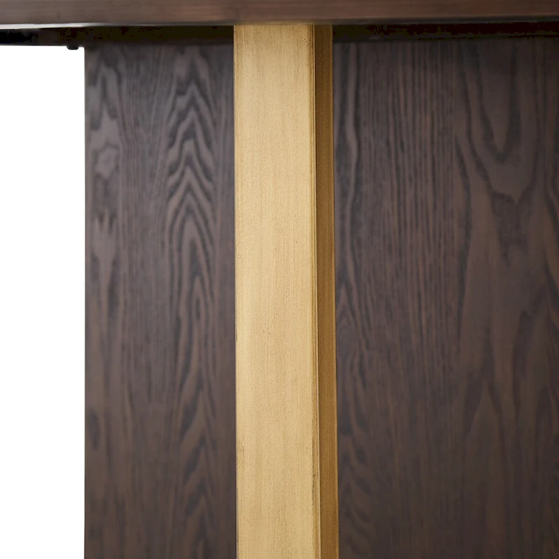 Andrea Espresso 54-inch Round Dining Table by iNSPIRE Q Modern - 54 Round Dining Table