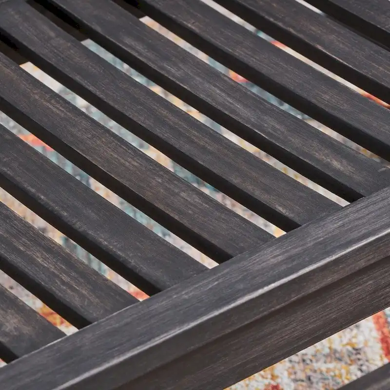 Amina Acacia Wood Patio Glider by Christopher Knight Home