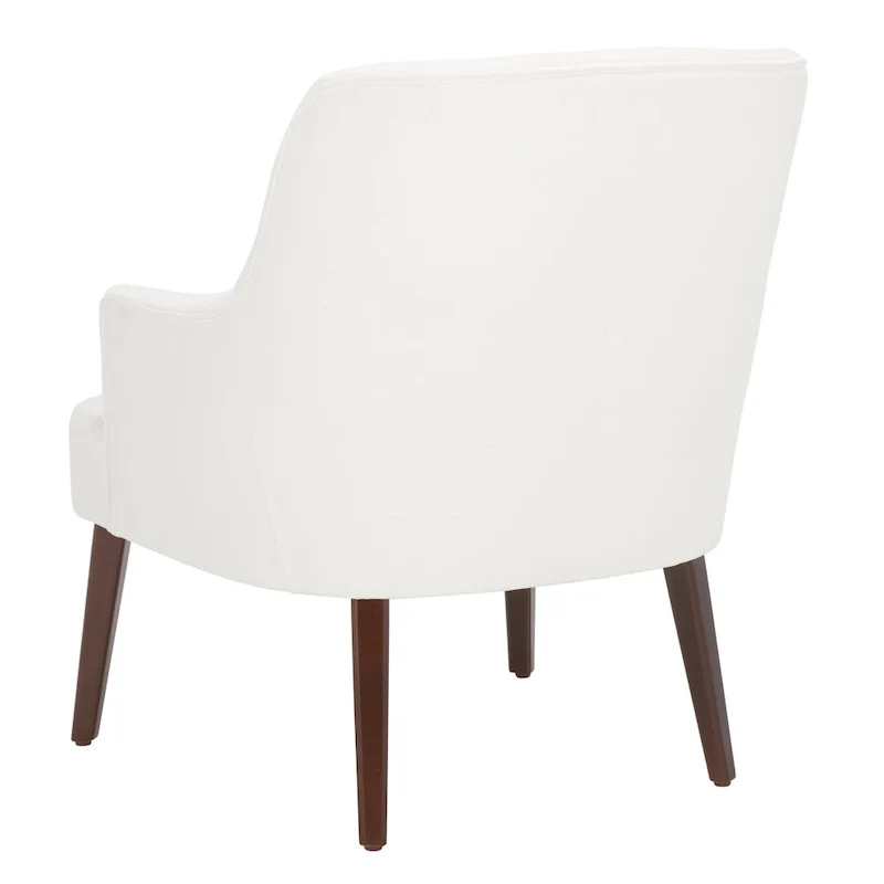 Walnut Velvet Accent Chair - Single Seater