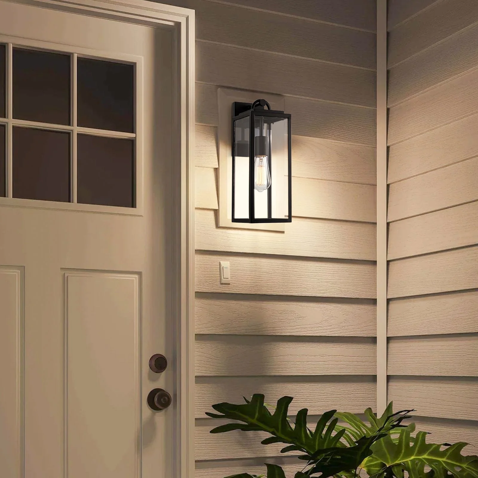 Damon 16  Industrial Farmhouse Weather Resistant Outdoor Wall Sconce