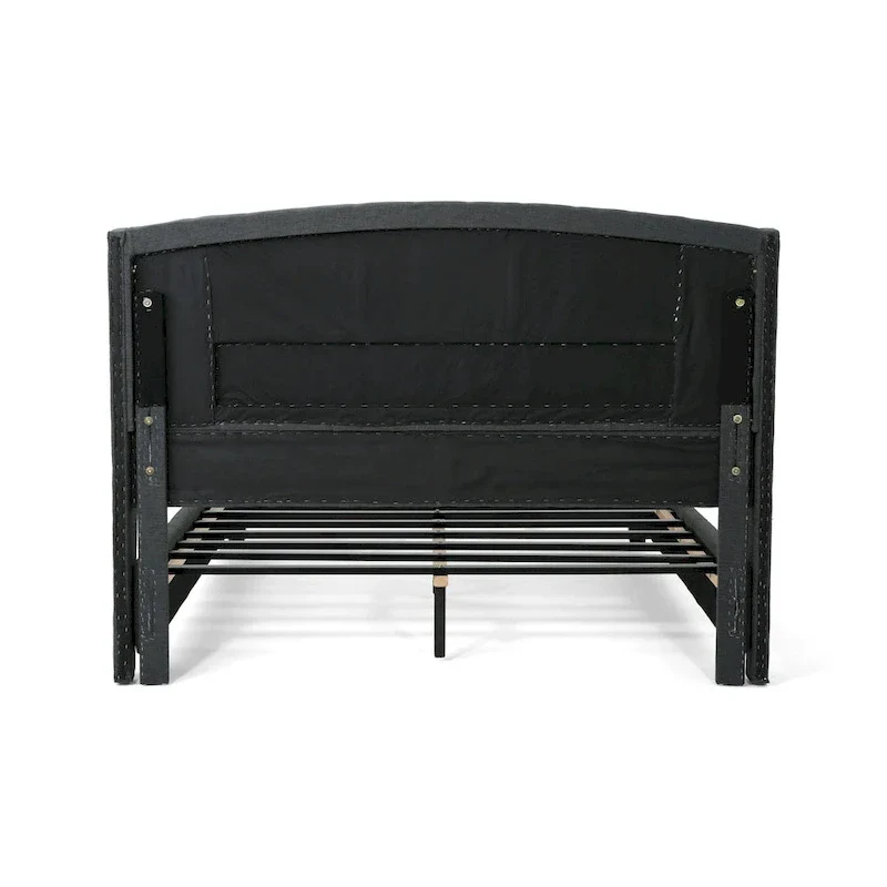 Costello Upholstered Tufted Fabric Queen Bed Set by Christopher Knight Home