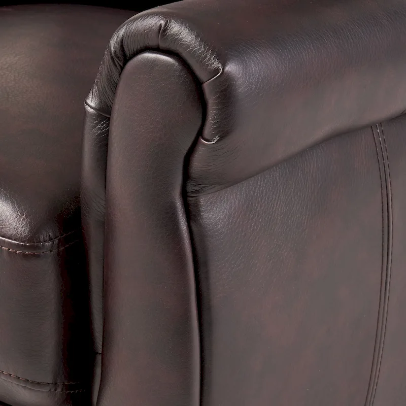 Haddan PU Leather Recliner Club Chair by Christopher Knight Home