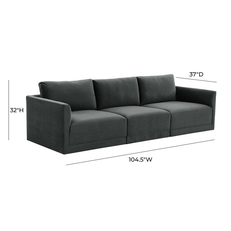 Willow Modular 3 Piece Sofa