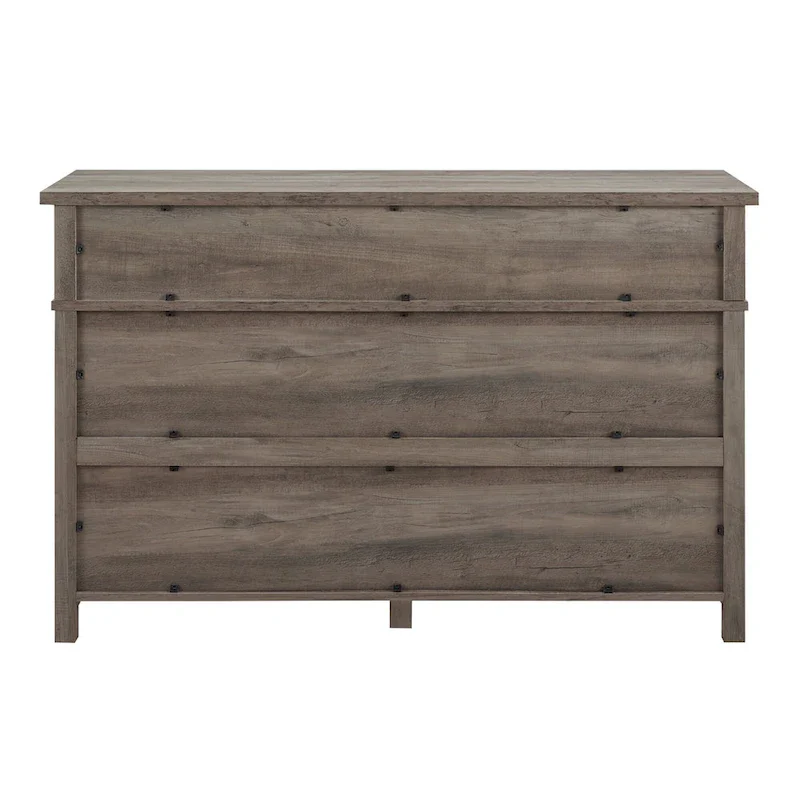 6-Drawer Dresser – Smoke / Cream / White Oak / Grey Wash