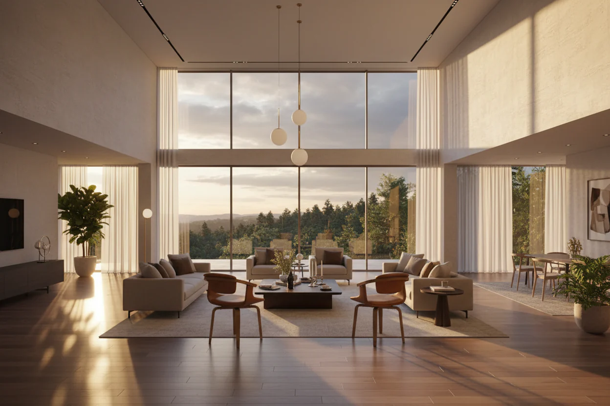 Art Leon Set of 4 Wood and Faux Leather Swivel Chairs