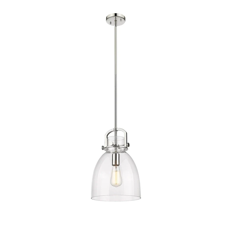Innovations Lighting Newton Bell - 1 Light 10  Stem Hung Pendant