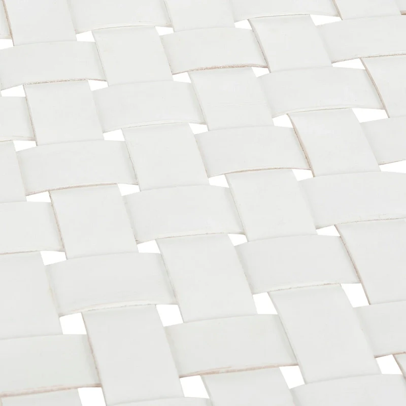 Manervia Wood & Leather Bench