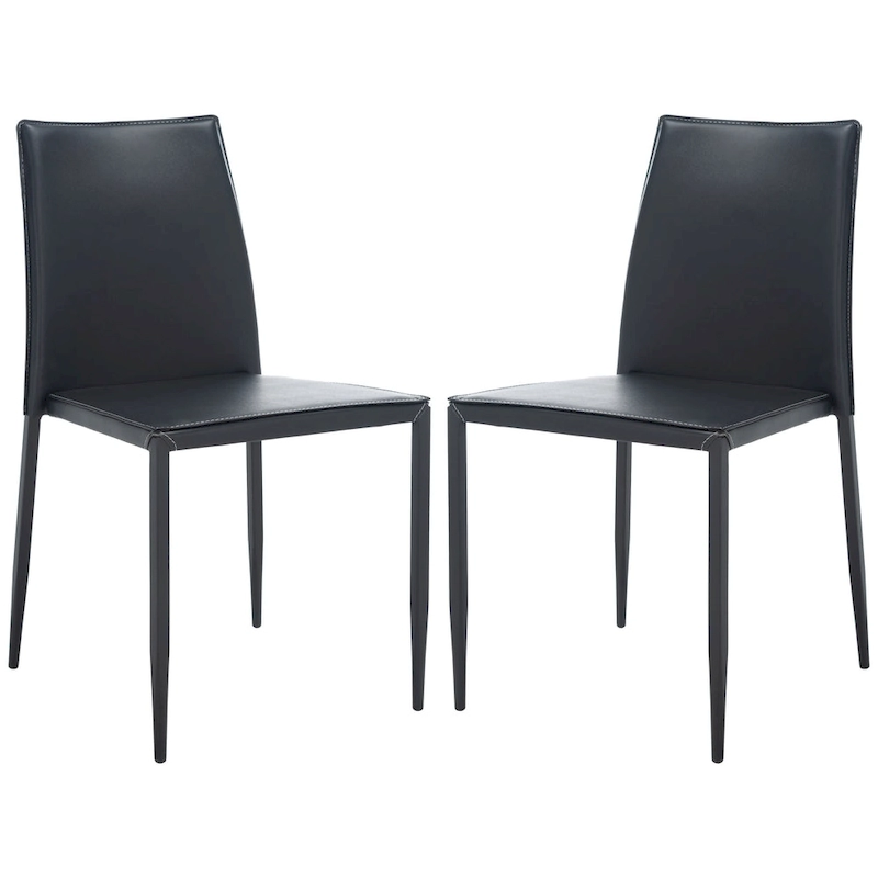 SAFAVIEH Roxana Dining Chair (Set of 2) - 21.7 W x 17.3 L x 32.7 H - 22Wx17Dx33H