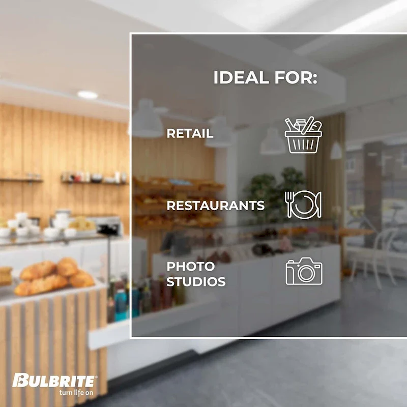 Bulbrite Pack of (6) 40 Watt Dimmable Half Gold G25 Medium (E26) Incandescent Bulb