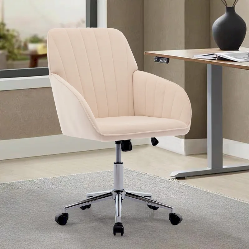 Adjustable Office Chair, Home Bedroom, Ergonomic Swivel Chair, Backrest Seat, Comfortable for Long Sitting
