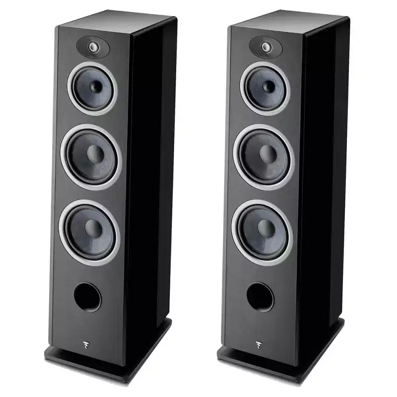 Focal Vestia No4 Ultimate 3-Way Floorstanding Loudspeakers finished in Black - Pair