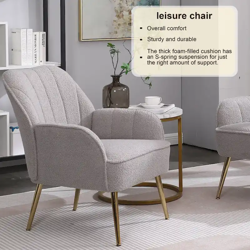 Suellyn 25.2-inch Wide Armrest Modern Chair