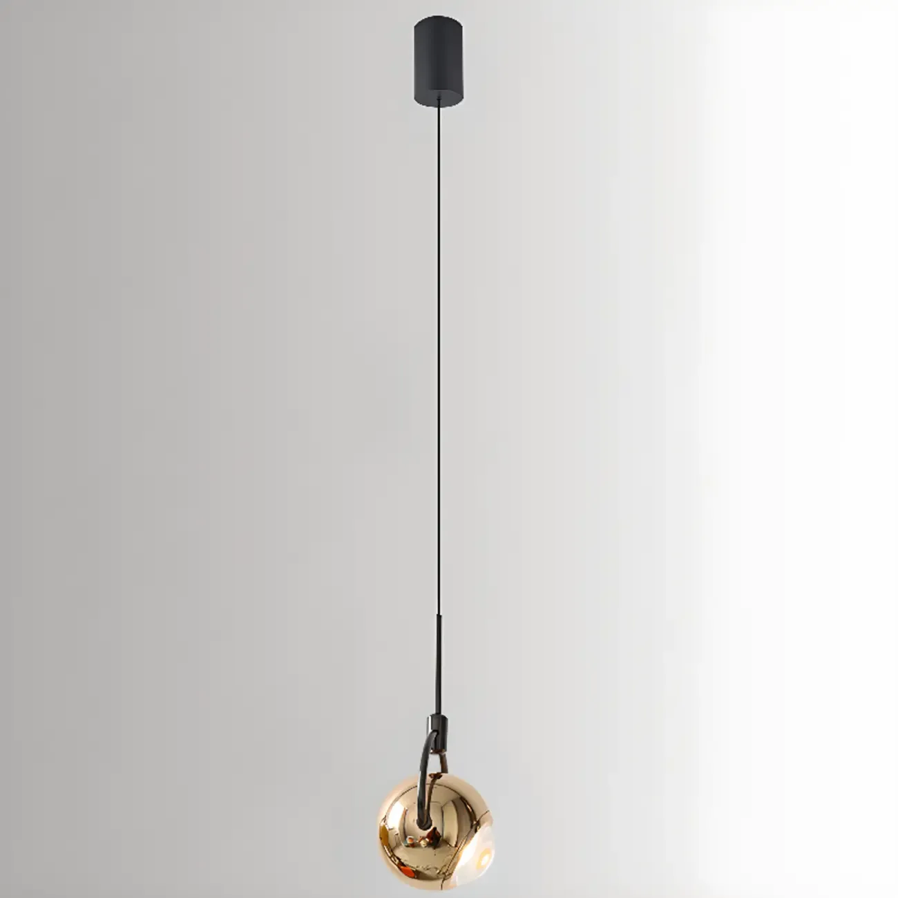 Modern Globe Metal Dimming Bedroom LED Pendant Light