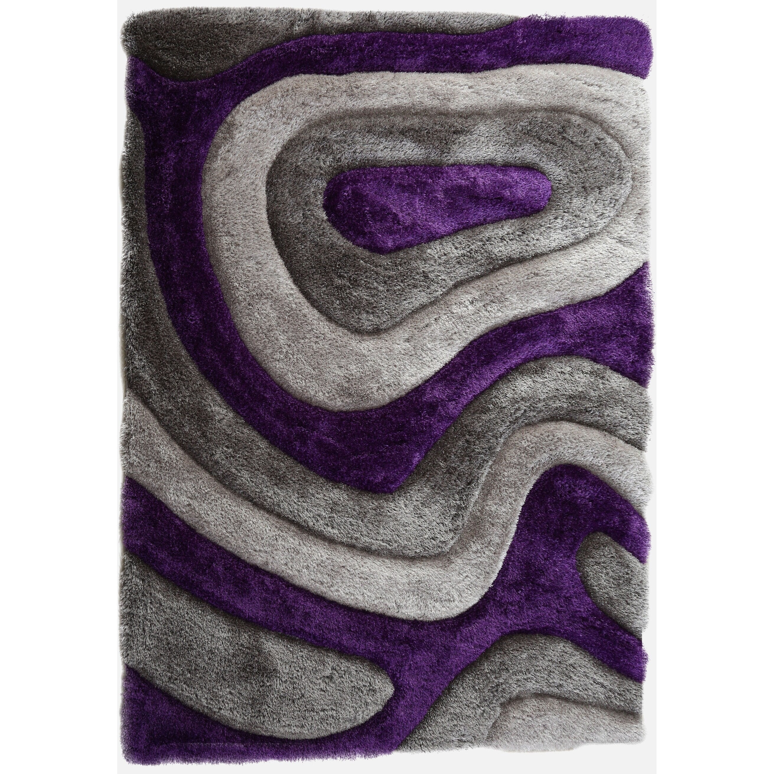 Mateos Shag Abstract Designed Area Rug
