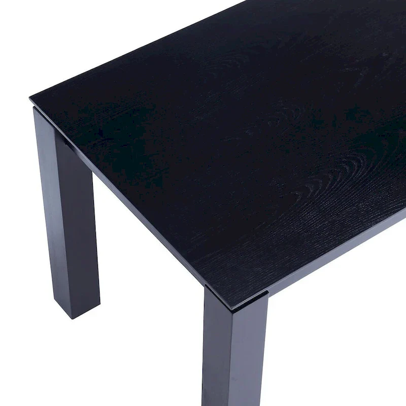 Rectangular Solid Wood Dining Table, 70.86 in., Seats 8