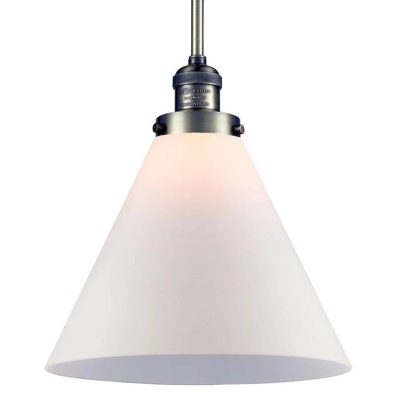 Innovations Lighting X-Large Cone Single Light 12  Wide Pendant with