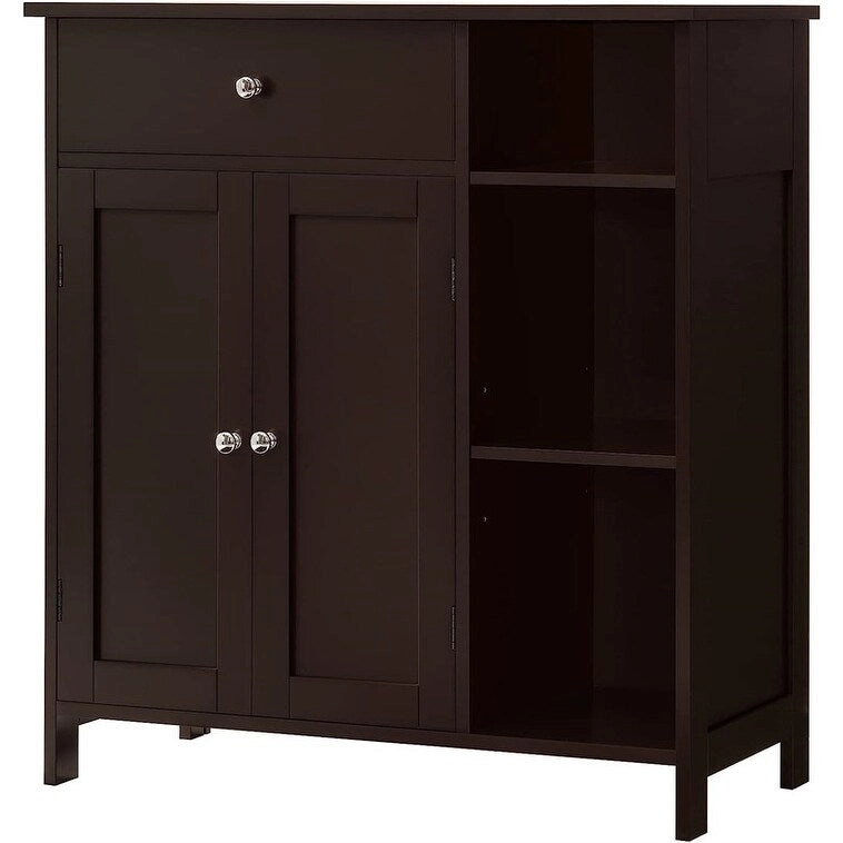 Storage Cabinet with Doors and Shelves - 11.8 D x 29.5 W x 31.6 H