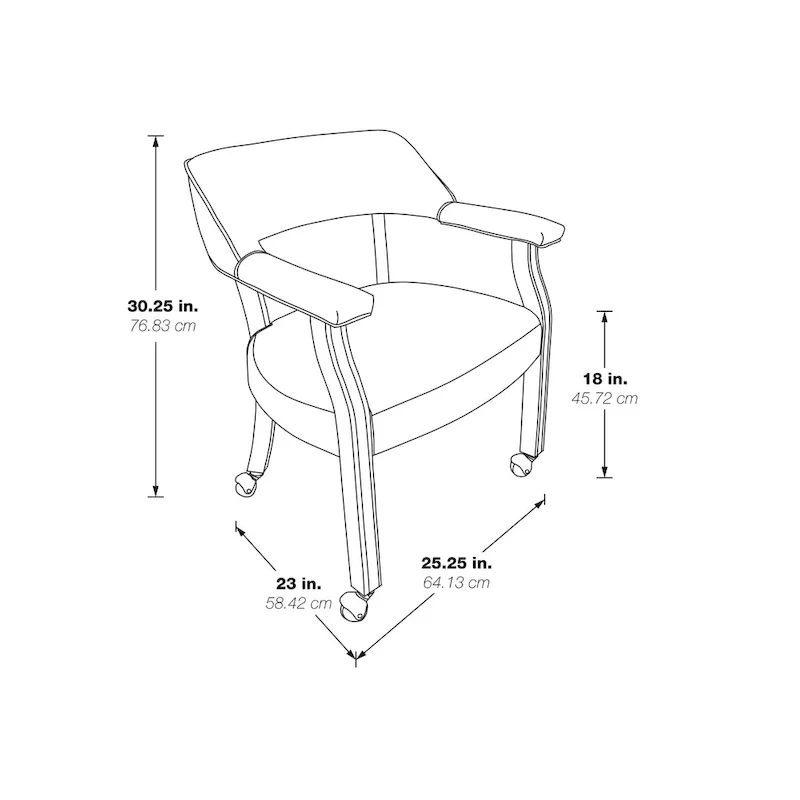 Oxblood Red Guest Chair with Mahogany Frame