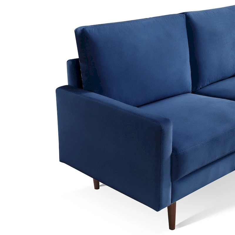 OS Home and Office Furniture 69 Inch Wide Upholstered Sofa with Square Arms