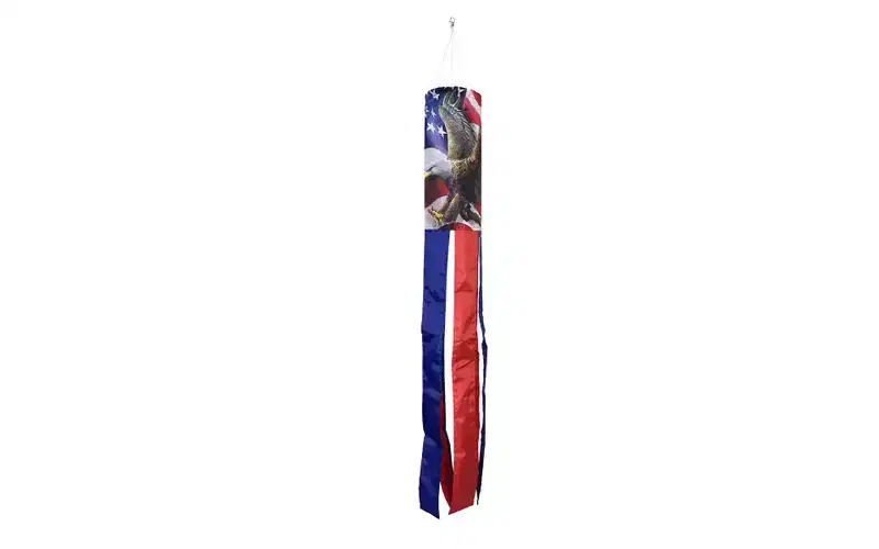 Briarwood Lane Everday American Freedom Eagle Windsock Wind Twister 40x6 For Everday Wind Spinner