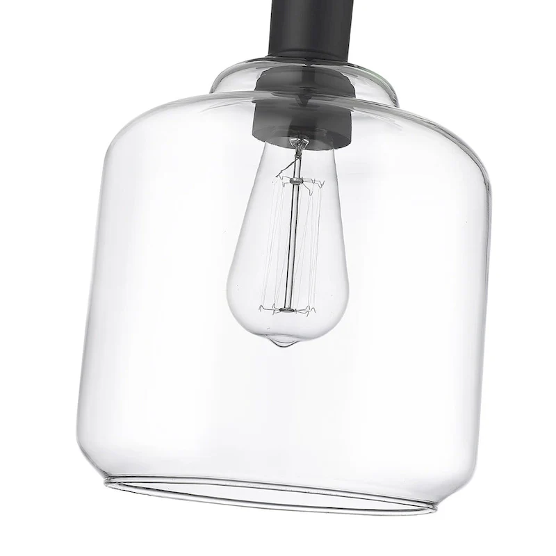 Millennium Lighting Asheville 1 Light Mini-Pendant Fixture with Clear Glass Shades