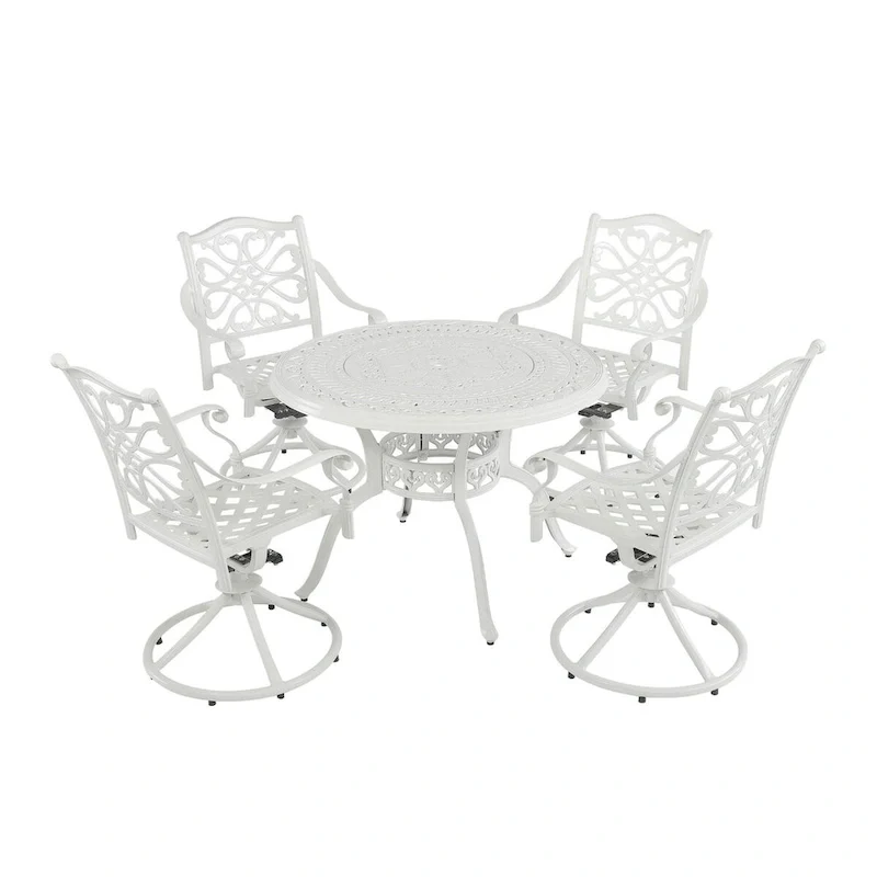 5-Piece Cast Aluminum Patio Dining Set