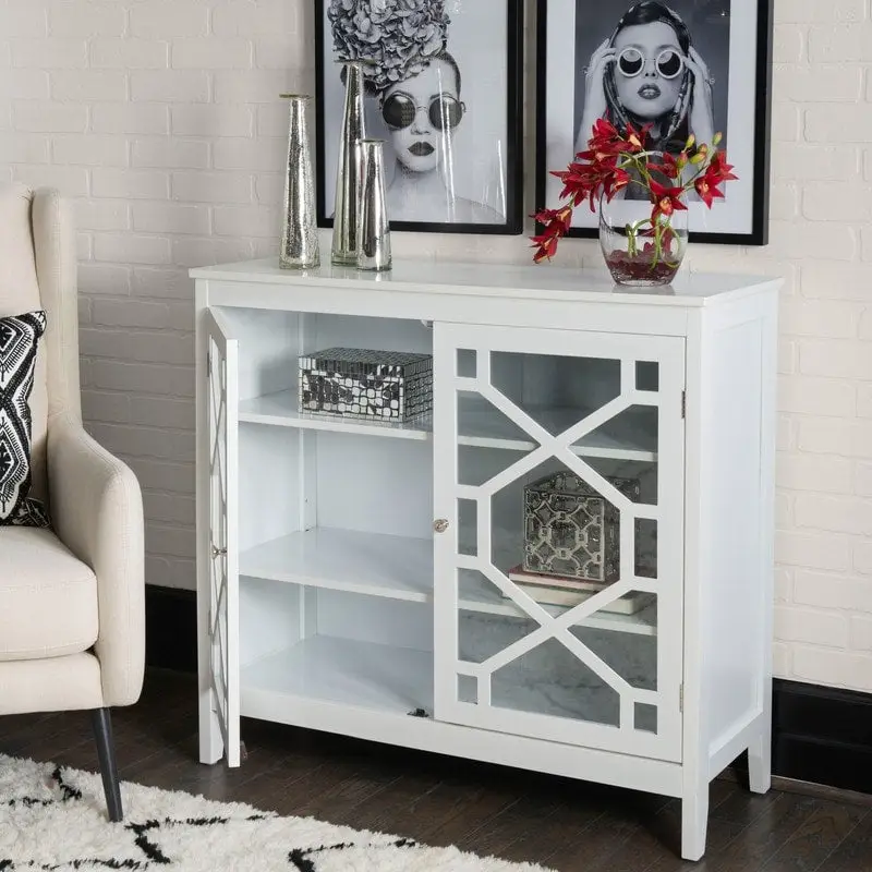 Fetti White Large Cabinet