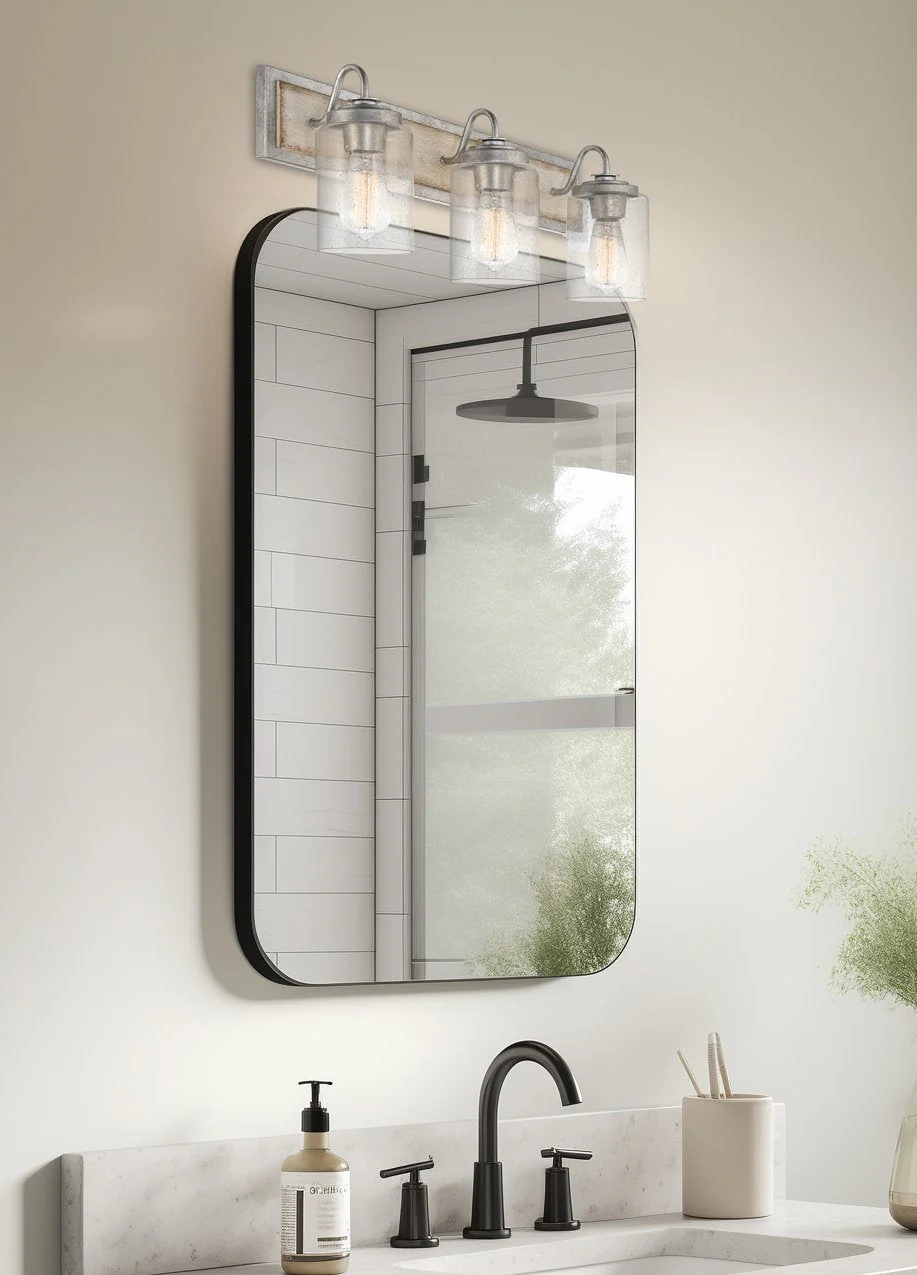 Greyson 22 3-Light Farmhouse Vanity / Bathroom Light