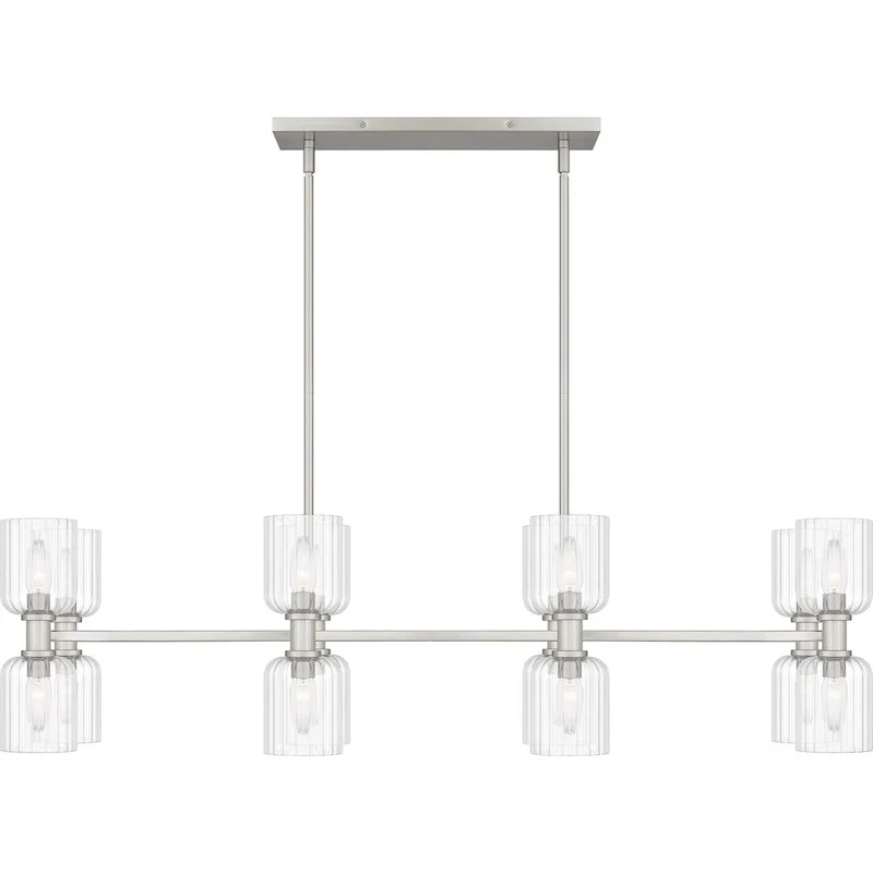 Ramada 16-Light Brushed Nickel Island Light