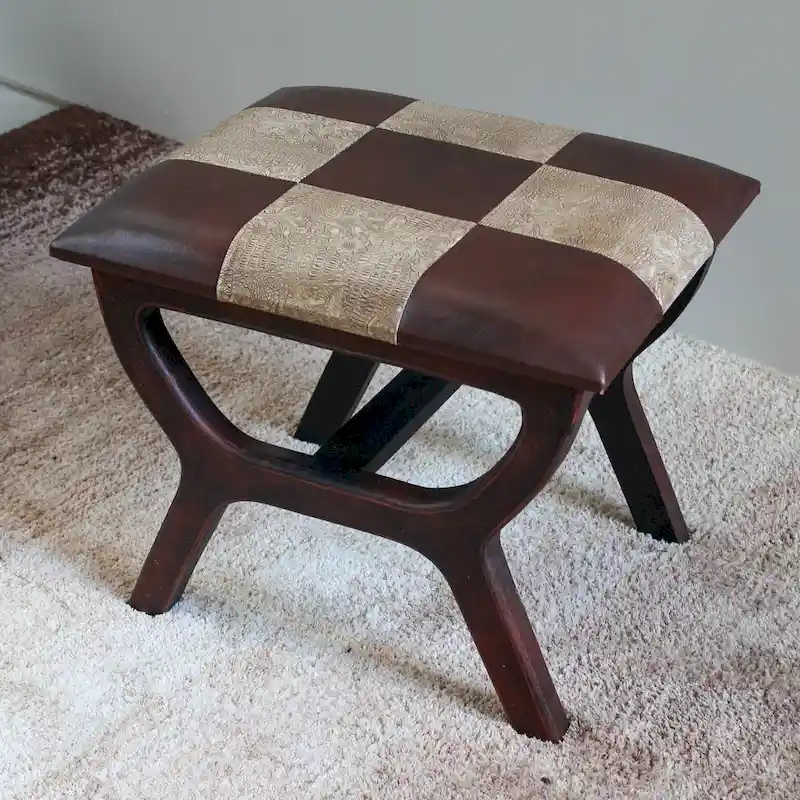 Rectangular Vanity Stool