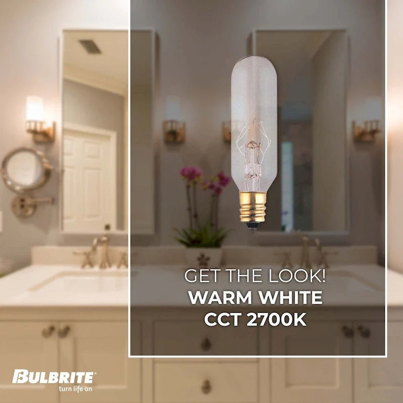 Bulbrite Pack of (25) 25 Watt Dimmable Clear Appliance, Amusement T6 Candelabra (E12) Incandescent Bulb - 25 Watt