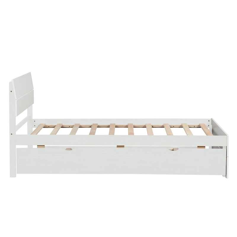 Modern Twin Bed Frame With Trundle