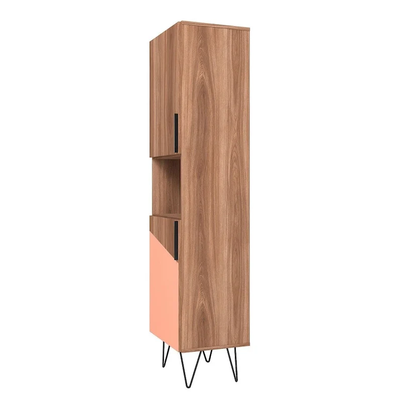Beekman 17.51 Narrow Bookcase Cabinet with 5 Shelves