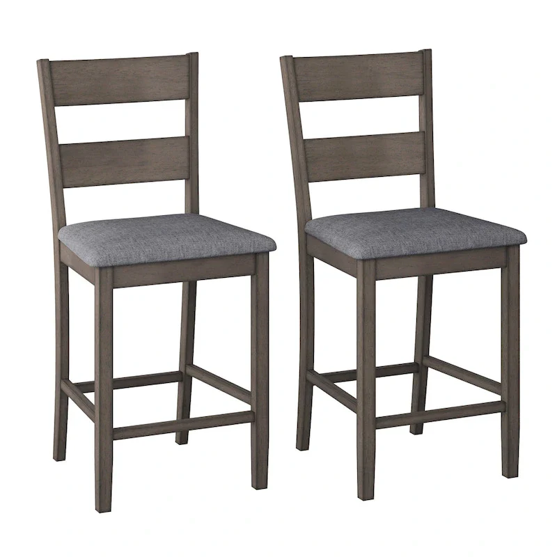 Set of 2 Tuscany Upholstered Counter Height Dining Chair