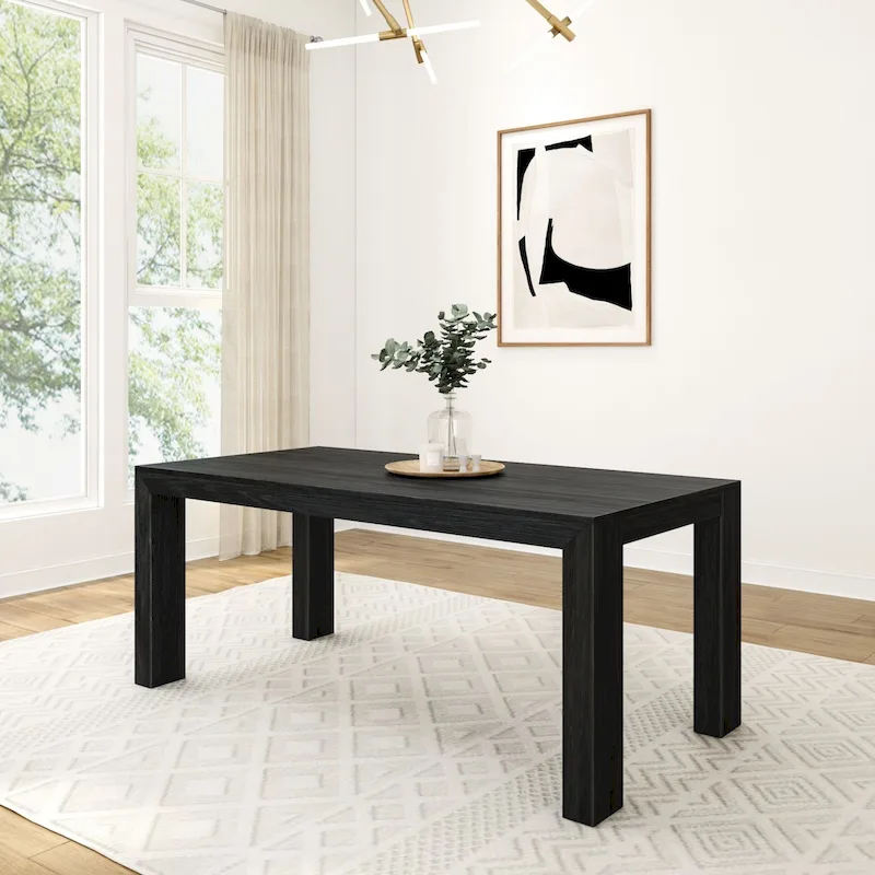 Plank and Beam Rectangular Modern Dining Table - 72