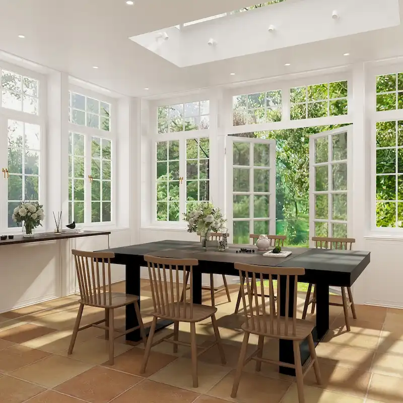 Modern Office Conference Meeting Room Table, 86.6X47.2 Computer Desk