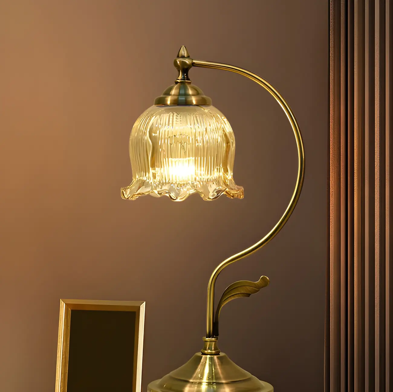 Flower Shape Amber Kids Lamp LED for Bedroom