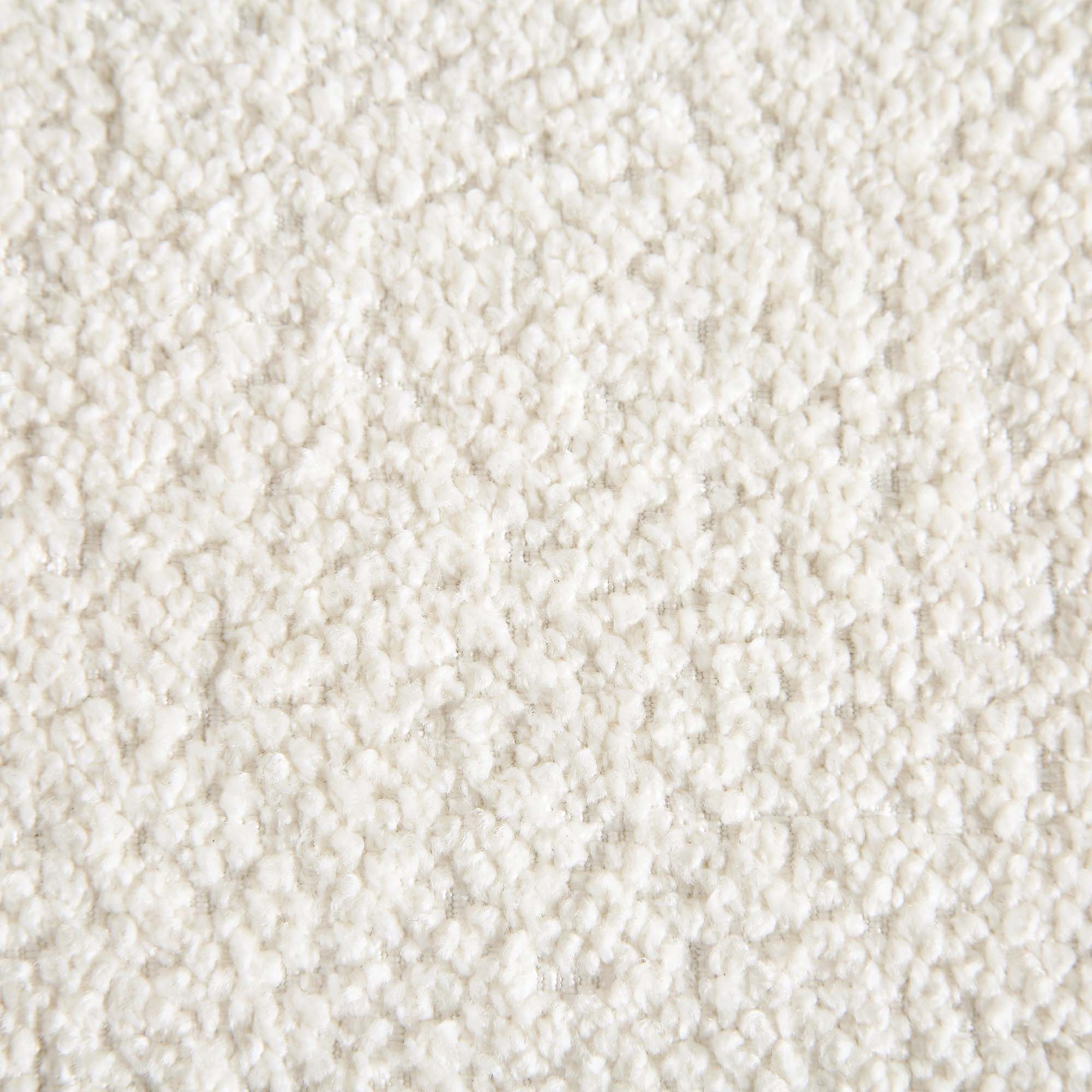 Beige Boucle Fabric Sofa, 3-Seater