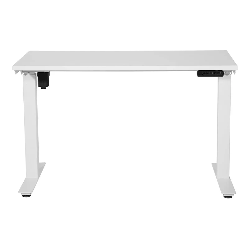 Walnut / White / Black Electric Height-Adjustable Standing Desk – Single