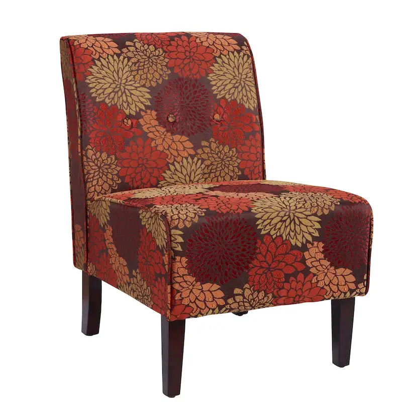 Porch & Den Pihl Floral Harvest Lounge Chair