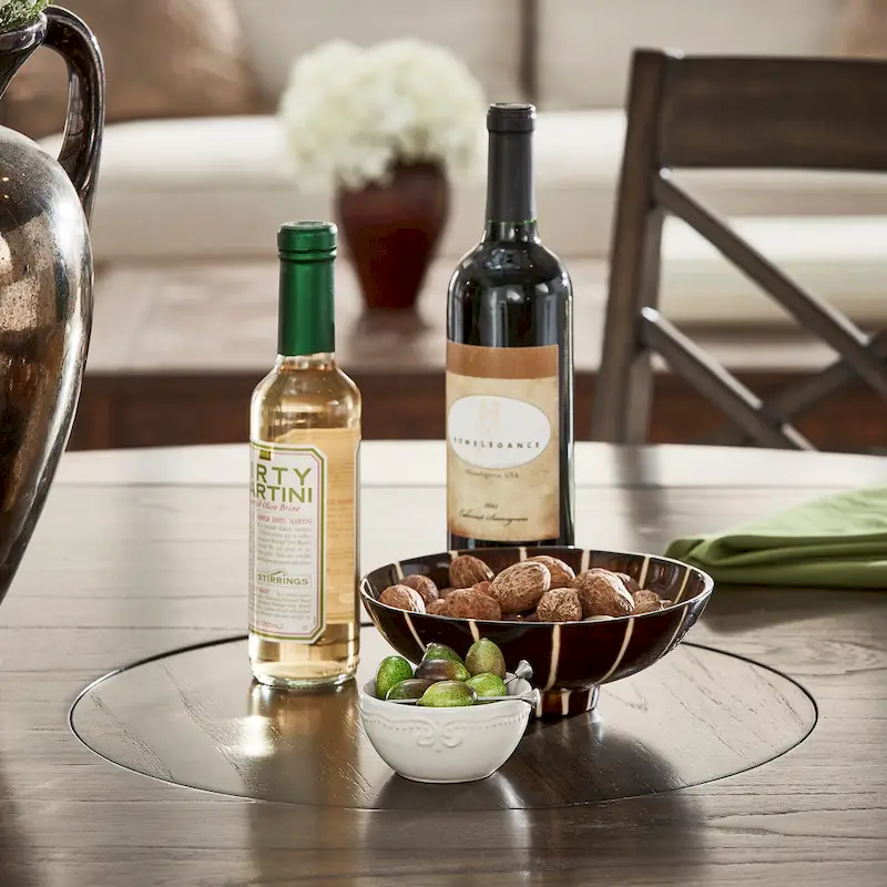 Garrison Espresso Convertible Dining Table